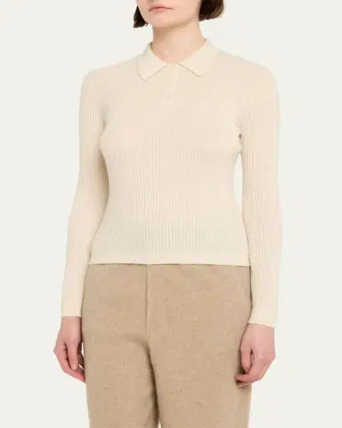 Guest in Residence Shrunken Crewneck Sweater in Cashmere | Thumbnail 8