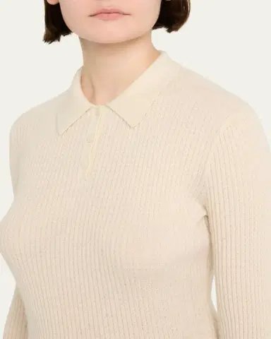 Guest in Residence Shrunken Crewneck Sweater in Cashmere | Thumbnail 9