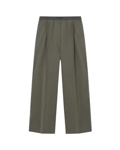 Loewe Logo Waistband Wide-Leg Trousers | Thumbnail 1