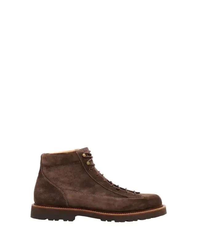Brunello Cucinelli Men's Suede Urban Hiker Boots