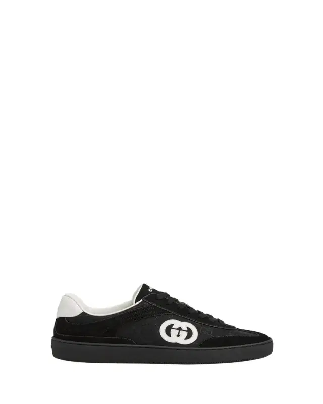 Men's G75 Canvas and Suede T-Toe Low-Top Sneakers