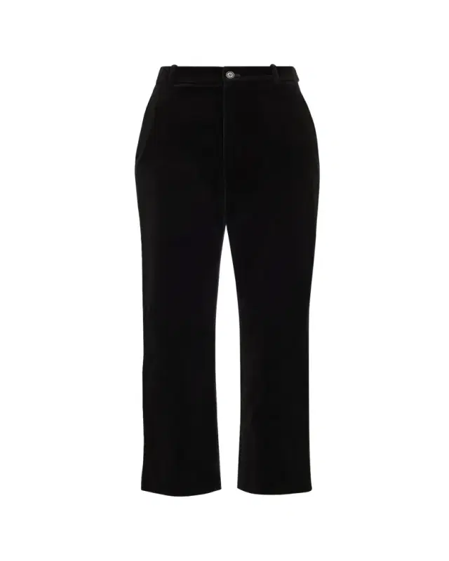 Saint Laurent Velvet Flare Trousers