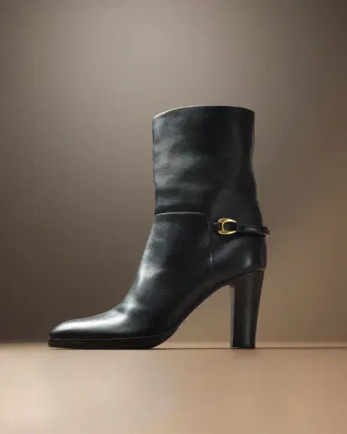 Saint Laurent Nico Platform Suede Booties | Thumbnail 4 Saint Laurent Nico Platform Suede Booties | Thumbnail 4