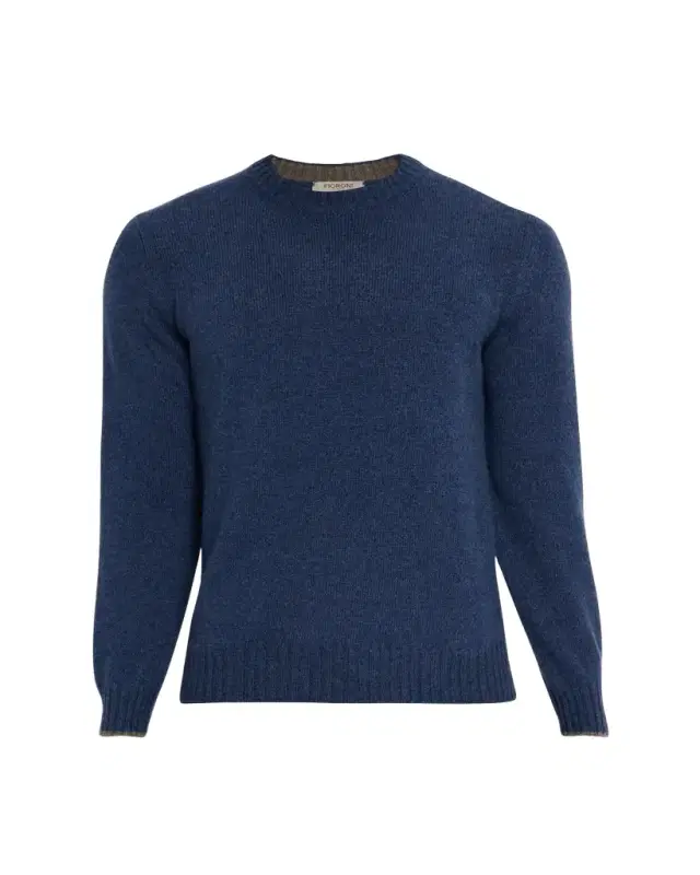 Fioroni Men's Cashmere Knit Crewneck Sweater