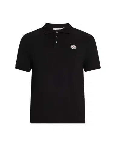 Moncler Men's Chest-Logo Pique Polo Shirt | Thumbnail 1
