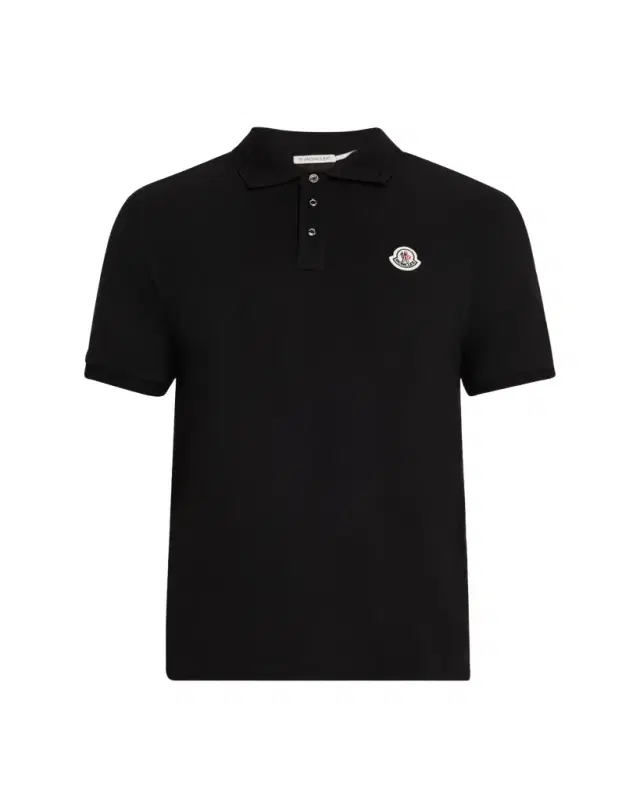 Moncler Men's Chest-Logo Pique Polo Shirt