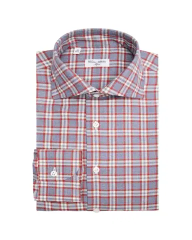 Cesare Attolini Men's Plaid Cotton Barrel-Cuff Sport Shirt | Thumbnail 1 Cesare Attolini Men's Plaid Cotton Barrel-Cuff Sport Shirt | Thumbnail 1