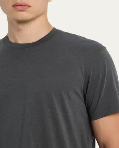 Tom Ford Men's Lyocell-Cotton Crewneck T-Shirt | Thumbnail 5