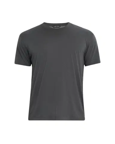 Tom Ford Men's Lyocell-Cotton Crewneck T-Shirt | Thumbnail 1