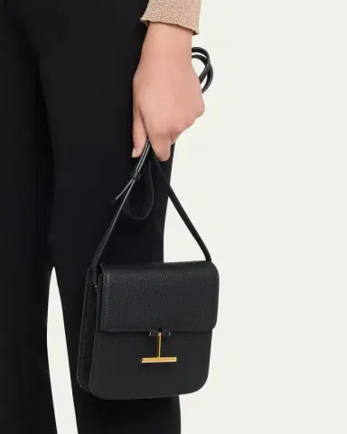 Tom Ford Tara Mini Crossbody Bag in Grain Leather | Thumbnail 2