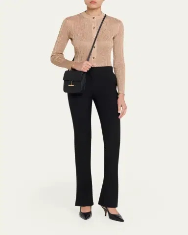 Tom Ford Tara Mini Crossbody Bag in Grain Leather | Thumbnail 5