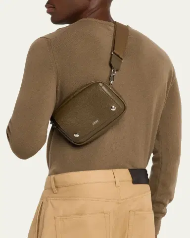LOEWE Men's Pebble Leather Camera Bag | Thumbnail 4
