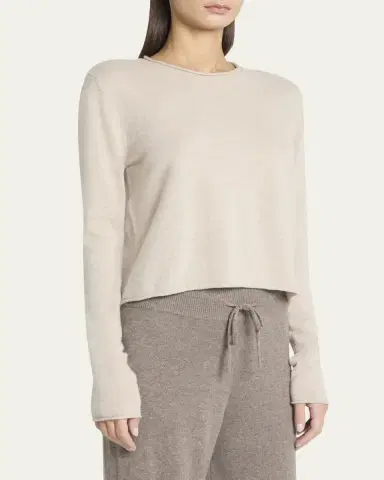 Lisa Yang The Ida Cashmere Crewneck Sweater | Thumbnail 8
