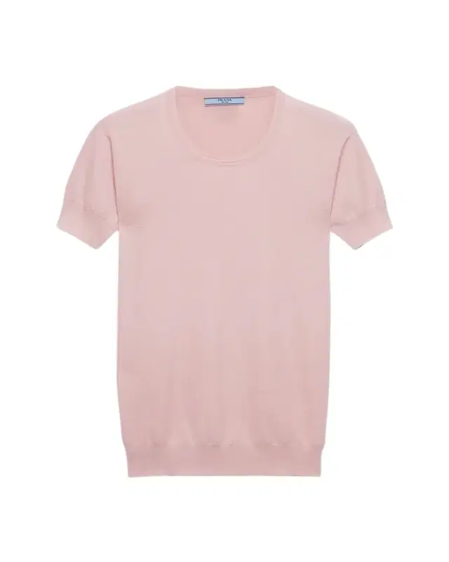Silk-Cotton Short-Sleeve Sweater