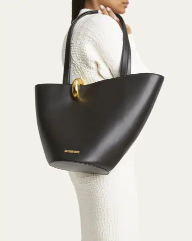 Jacquemus Le Bambola Moyen Leather Tote Bag | Thumbnail 2 Jacquemus Le Bambola Moyen Leather Tote Bag | Thumbnail 2