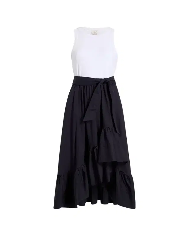 Cinq a Sept Zayla Two-Tone Midi Dress