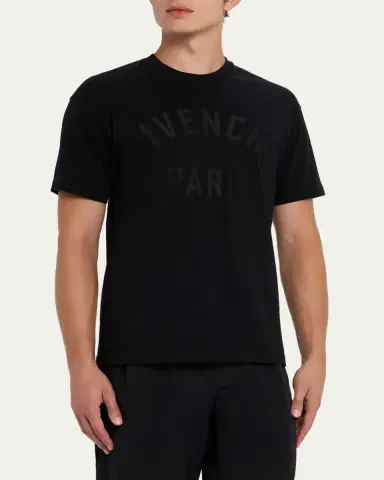 Givenchy Men's Logo Crewneck T-Shirt | Thumbnail 4