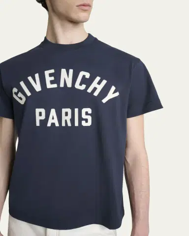 Givenchy Men's Logo Crewneck T-Shirt | Thumbnail 9