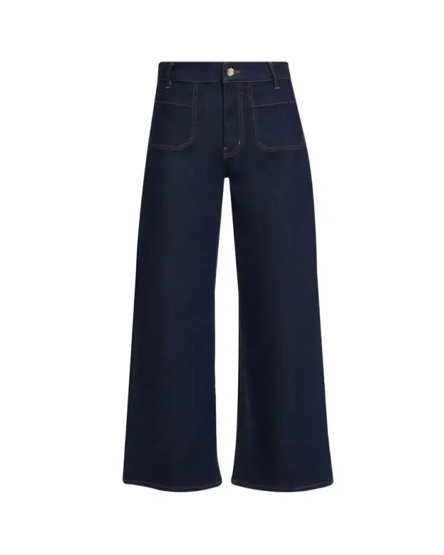 FRAME Le Slim Palazzo Modernist Pocket Jeans