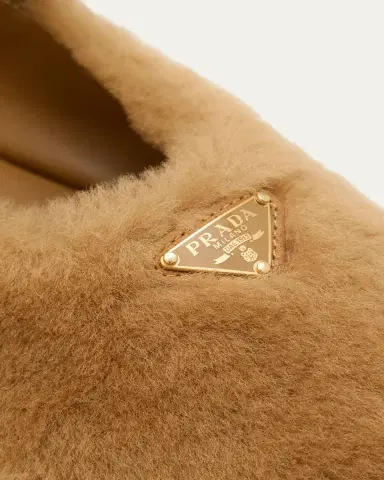 Prada Shearling Mary Jane Ballerina Flats | Thumbnail 5 Prada Shearling Mary Jane Ballerina Flats | Thumbnail 5