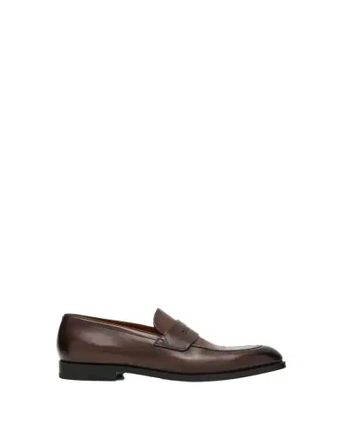 ZEGNA Men's Calfskin Penny Loafers | Thumbnail 1