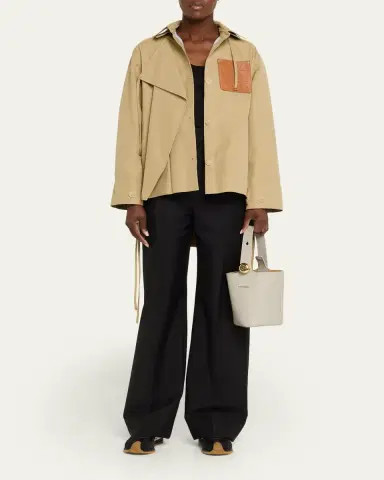 Loewe Pebble Mini Bucket Bag in Smooth Leather | Thumbnail 5 Loewe Pebble Mini Bucket Bag in Smooth Leather | Thumbnail 5