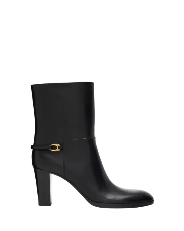 Sulpice Smooth Leather Booties