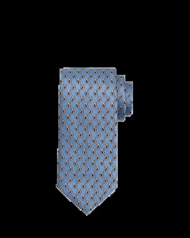 Brioni Men's Micro-Paisley Jacquard Silk Tie | Thumbnail 2