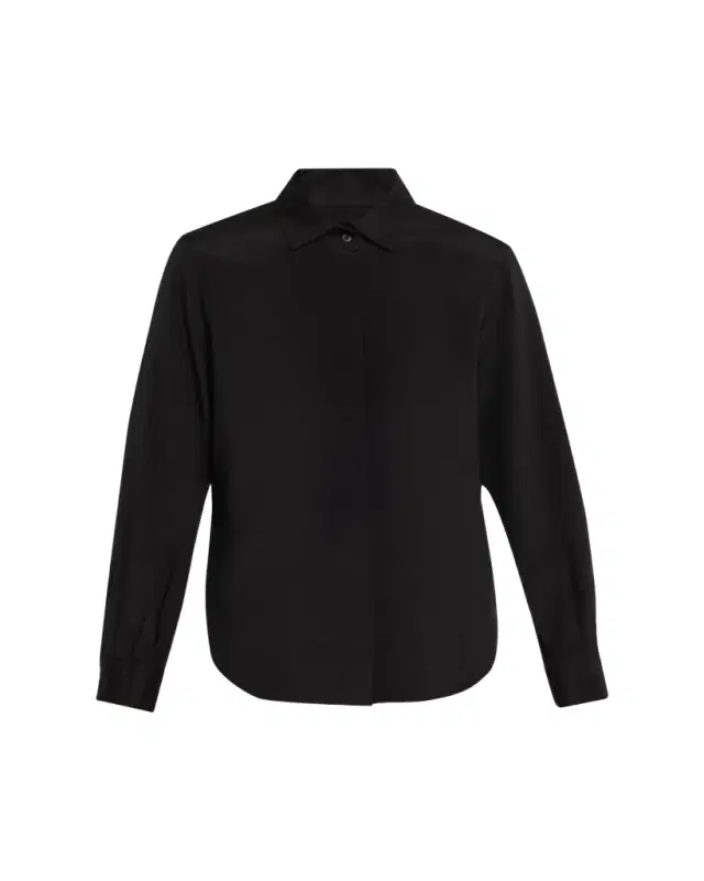 Lafayette 148 New York Pleated Button-Down Shirt