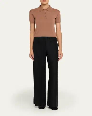 Kule The Farley Cotton-Silk Polo | Thumbnail 2 Kule The Farley Cotton-Silk Polo | Thumbnail 2
