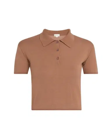 Kule The Farley Cotton-Silk Polo | Thumbnail 1 Kule The Farley Cotton-Silk Polo | Thumbnail 1