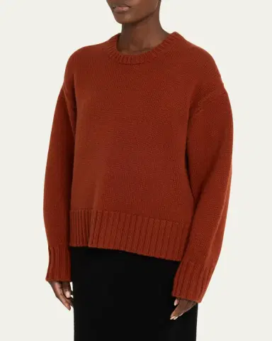 Guest in Residence Cozy Cashmere Crewneck Sweater | Thumbnail 4