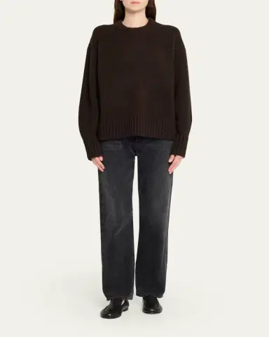 Guest in Residence Cozy Cashmere Crewneck Sweater | Thumbnail 6