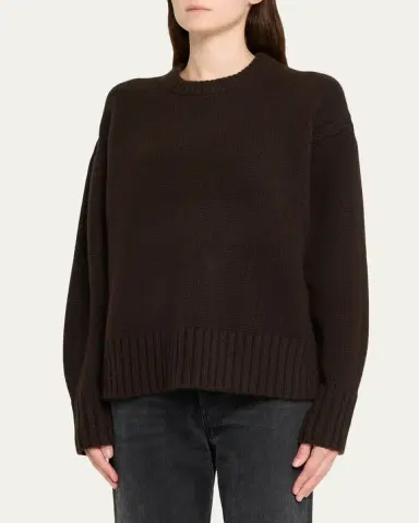 Guest in Residence Cozy Cashmere Crewneck Sweater | Thumbnail 8