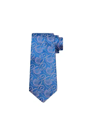 Charvet Men's Curly Floral Silk Tie | Thumbnail 1