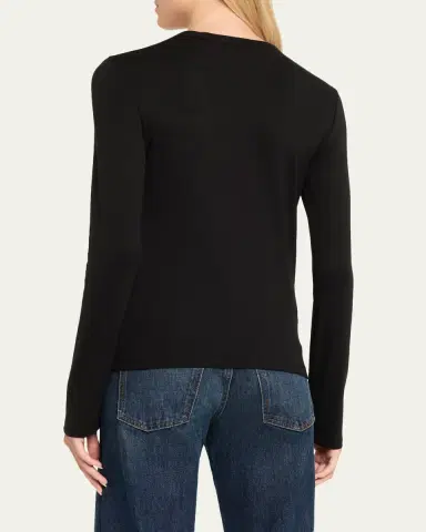 Vince Long-Sleeve Crewneck Tee | Thumbnail 3