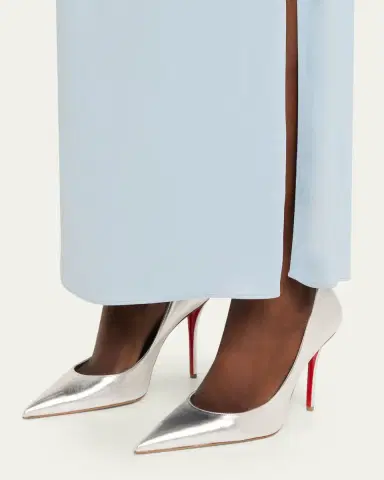 Christian Louboutin 100mm Miss Z Metallic Leather Pumps | Thumbnail 2 Christian Louboutin 100mm Miss Z Metallic Leather Pumps | Thumbnail 2