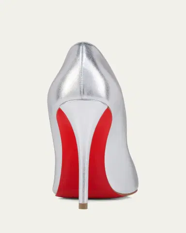Christian Louboutin 100mm Miss Z Metallic Leather Pumps | Thumbnail 4 Christian Louboutin 100mm Miss Z Metallic Leather Pumps | Thumbnail 4