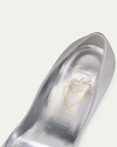 Christian Louboutin 100mm Miss Z Metallic Leather Pumps | Thumbnail 5 Christian Louboutin 100mm Miss Z Metallic Leather Pumps | Thumbnail 5