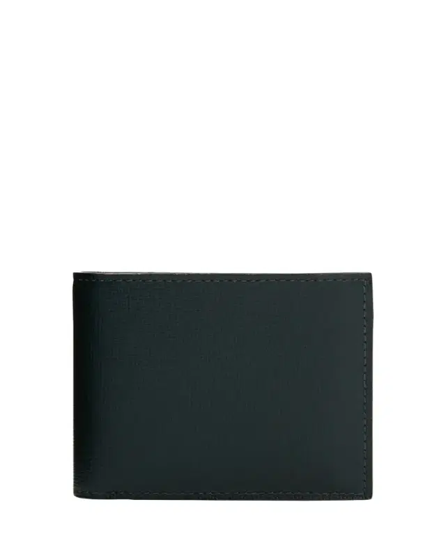 Men's Leather V-Cut Bifold Wallet