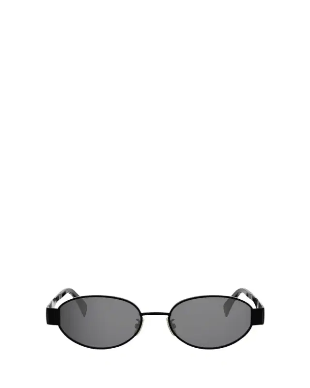 CELINE Men's Triomphe Metal Oval Sunglasses
