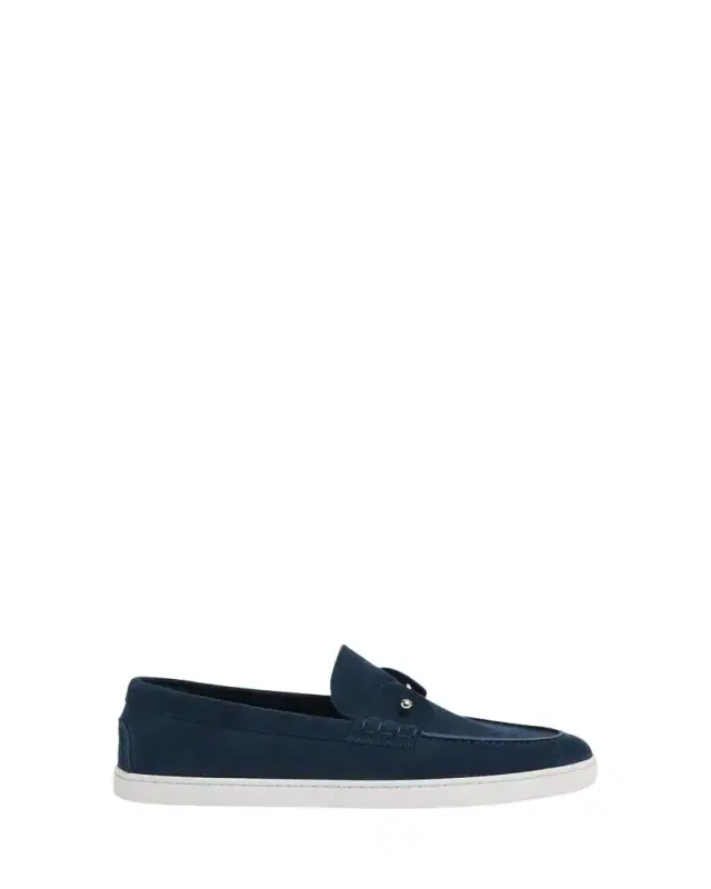 Christian Louboutin Men's Chambeliboat Nubuck Boat Shoes