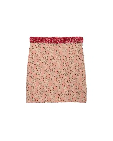 Prada Floral Silk Georgette Skirt | Thumbnail 1 Prada Floral Silk Georgette Skirt | Thumbnail 1