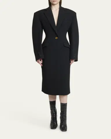 Givenchy Wool-Blend Cocoon Coat | Thumbnail 2 Givenchy Wool-Blend Cocoon Coat | Thumbnail 2