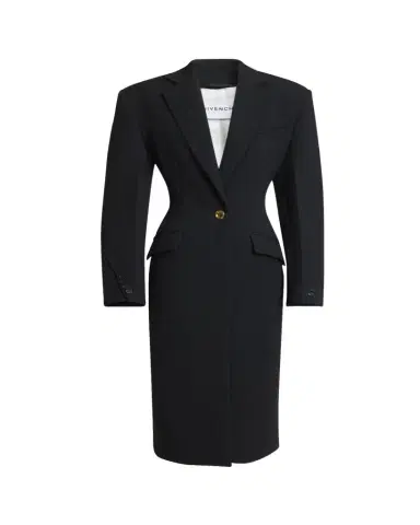 Givenchy Wool-Blend Cocoon Coat | Thumbnail 1 Givenchy Wool-Blend Cocoon Coat | Thumbnail 1