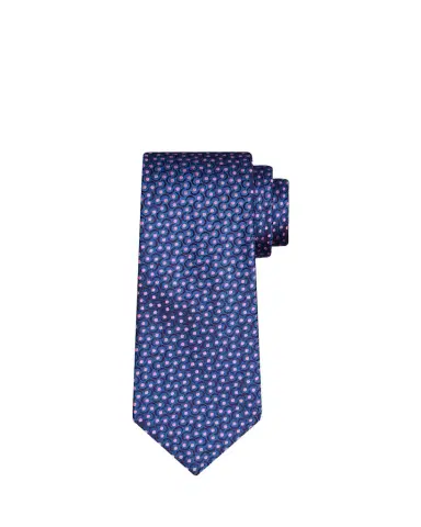 Charvet Men's Swirl Polka Dot Silk Tie | Thumbnail 1