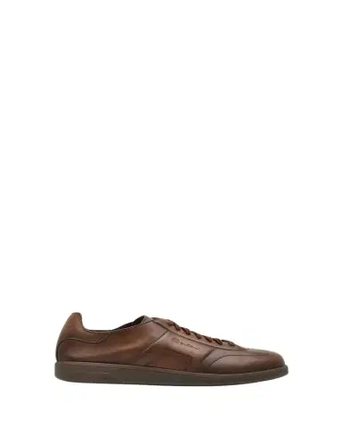 Santoni Men's Soft Burnished Calfskin Slip-On Sneakers | Thumbnail 1 Santoni Men's Soft Burnished Calfskin Slip-On Sneakers | Thumbnail 1
