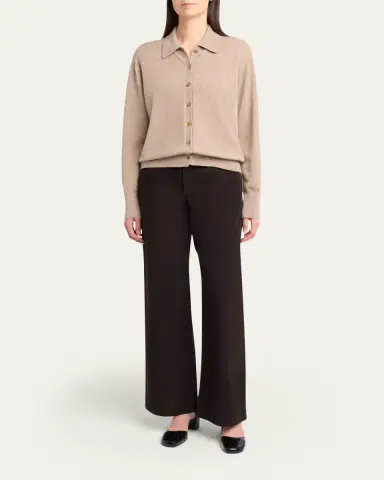 The Row Lillia Cashmere Collared Cardigan | Thumbnail 2