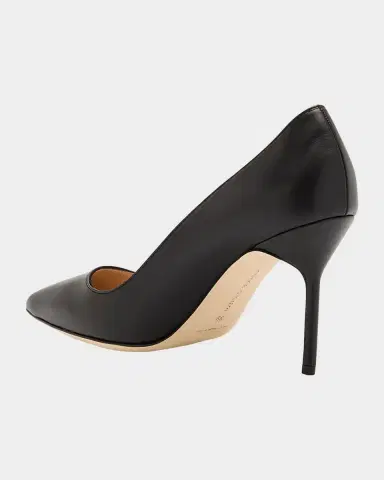 Manolo Blahnik 90mm BB Leather Pumps | Thumbnail 3 Manolo Blahnik 90mm BB Leather Pumps | Thumbnail 3