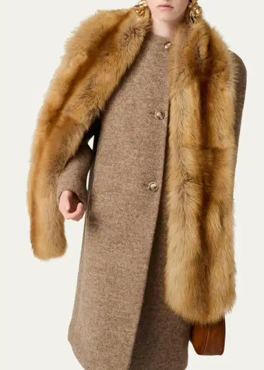 Miu Miu Lamb Shearling Scarf | Thumbnail 2